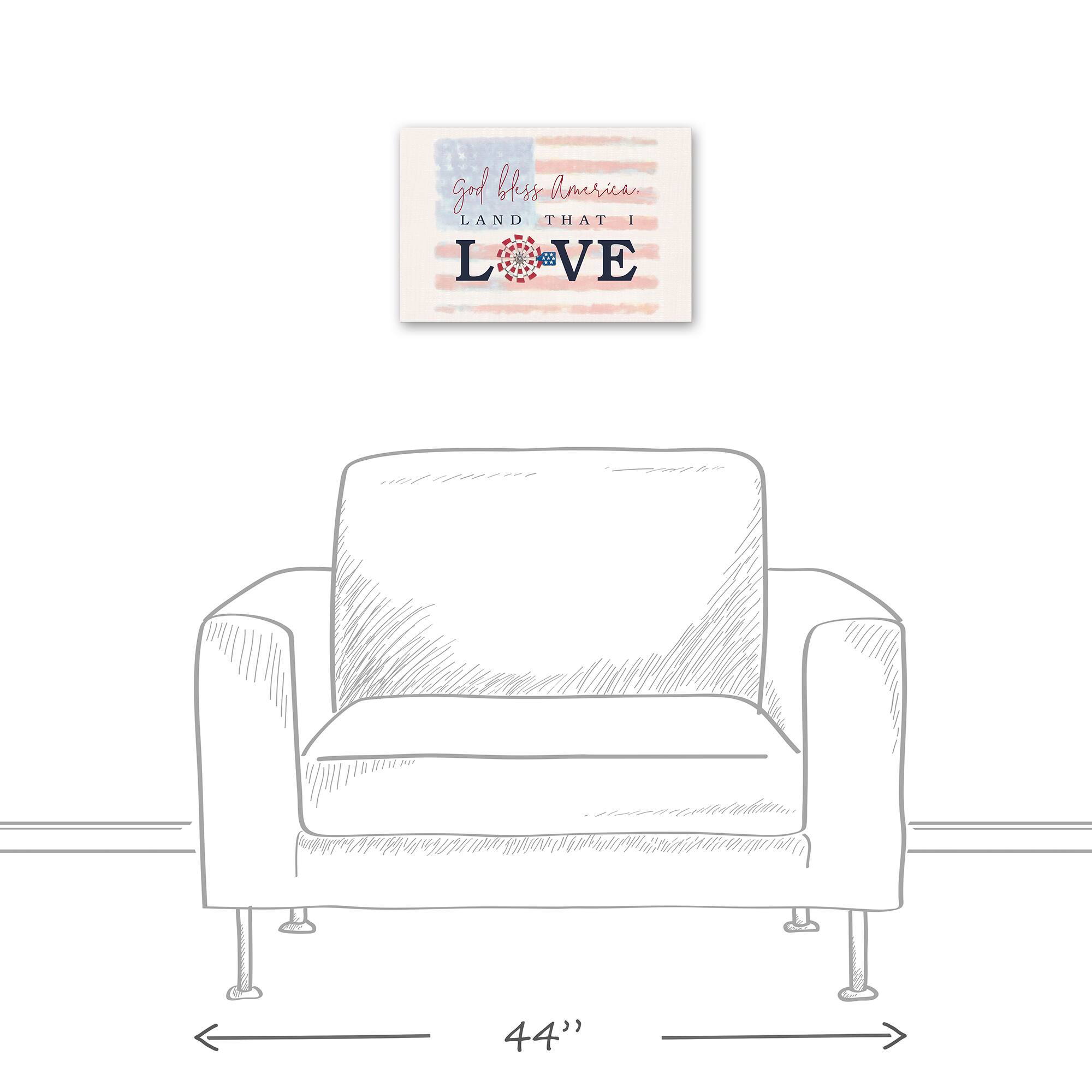 Land that I Love Canvas Wall Art